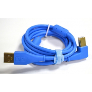 DJ Tech Tools Chroma Cables USB-A Blue (angled)
