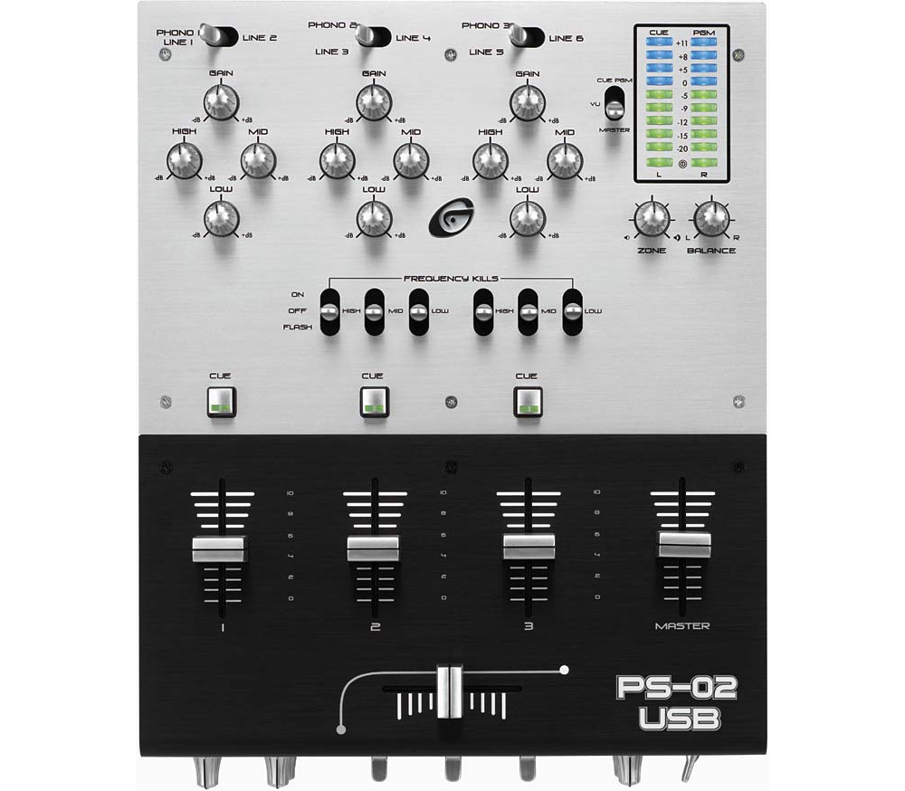 DJ-микшеры Gemini PS-02 USB