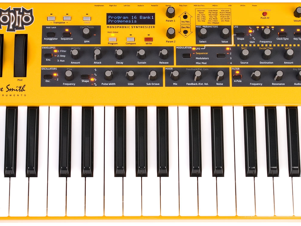 Синтезаторы и рабочие станции Sequential (Dave Smith Instruments) Mopho Keyboard