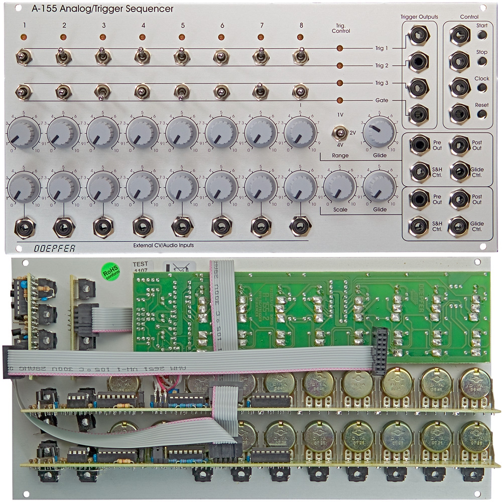 Модульные синтезаторы Doepfer A-155 Analog/Trigger Sequencer