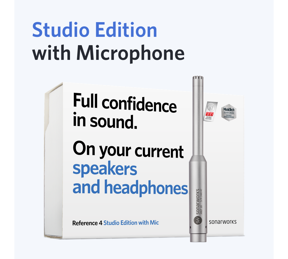 Программы для создания музыки Sonarworks Reference 4 Studio edition с микрофоном (версия в коробке)