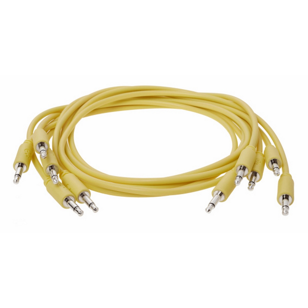 Коммутация Erica Synths Eurorack patch cables 20cm (5 pcs) Yellow