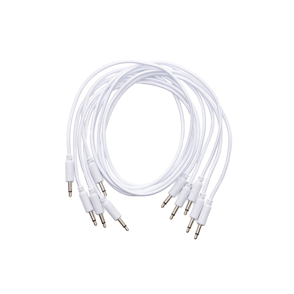 Коммутация Erica Synths Braided Eurorack Patch Cables 90cm (5 pcs) White