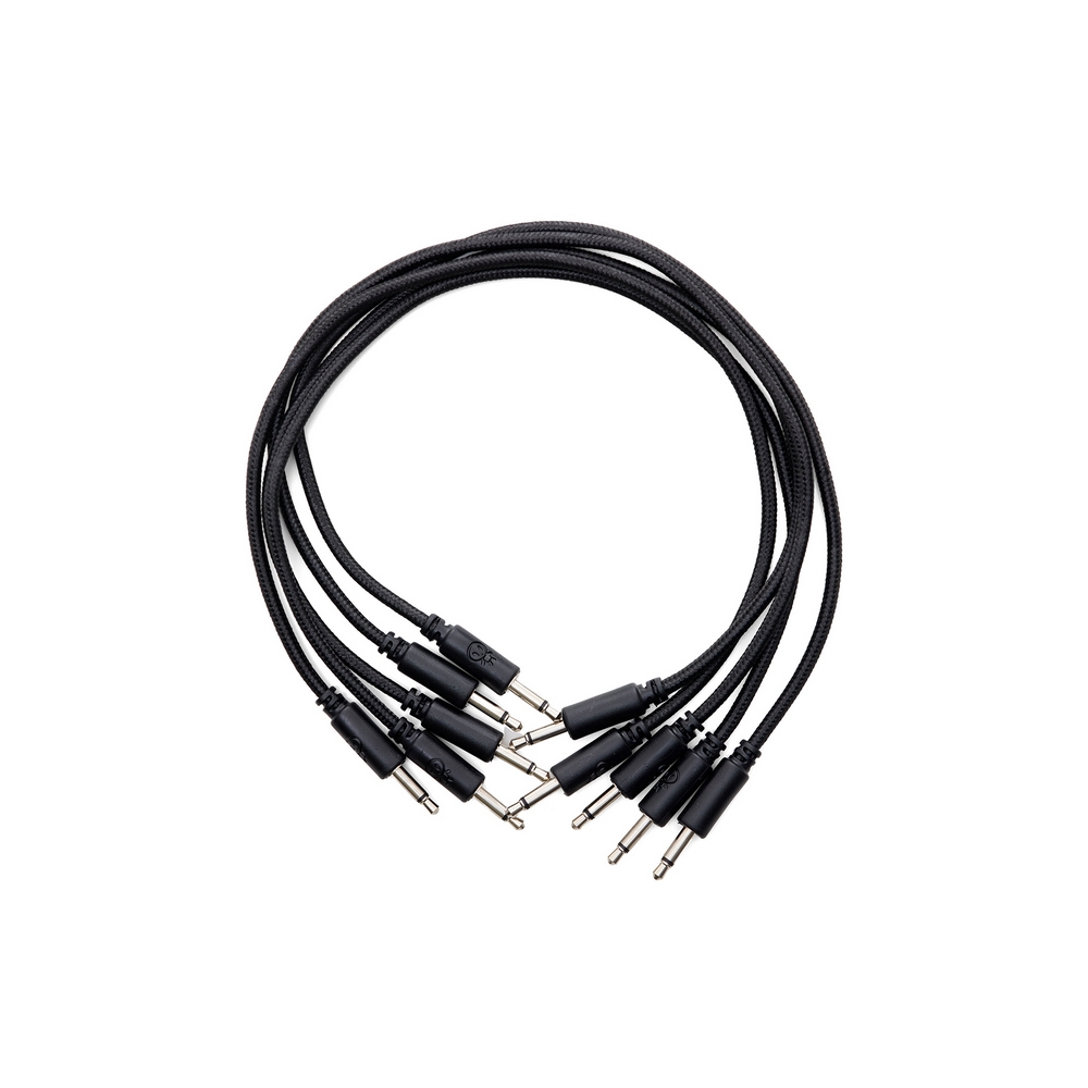 Коммутация Erica Synths Braided Eurorack Patch Cables 60cm (5 pcs) black