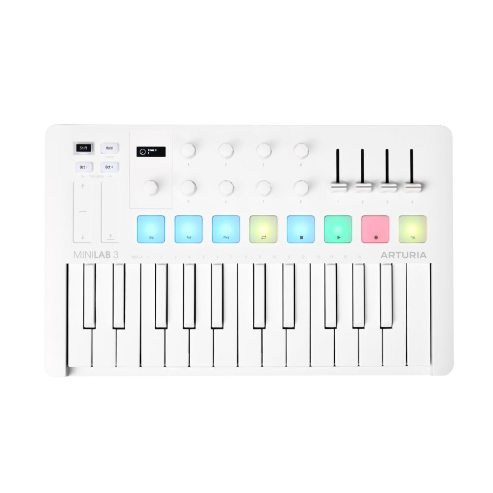 Midi-клавиатуры Arturia MiniLab 3 Alpine White Special Edition