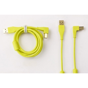 DJ Tech Tools Chroma Cables USB-A Green (angled)