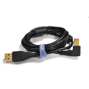 DJ Tech Tools Chroma Cables USB-A Black (angled)