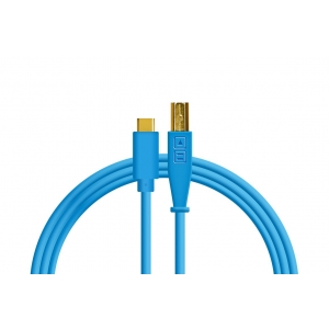 DJ Tech Tools Chroma Cables USB-C Blue (straight)