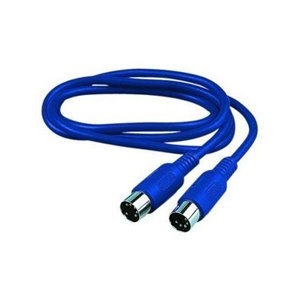 Reloop MIDI cable 1.5 m blue