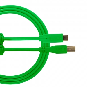 UDG Ultimate Audio Cable USB 2.0 C-B Green Straight 1.5 m