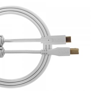 UDG Ultimate Audio Cable USB 2.0 C-B White Straight 1.5 m