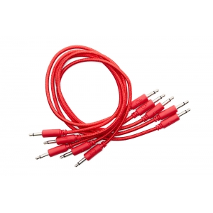 Erica Synths Braided Eurorack Patch Cables 90cm (5 pcs) Red