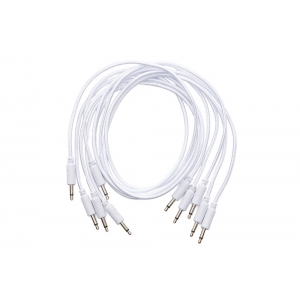 Erica Synths Braided Eurorack Patch Cables 60cm (5 pcs) White