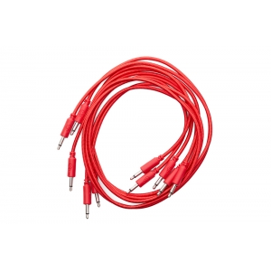 Erica Synths Braided Eurorack Patch Cables 30cm (5 pcs) Red
